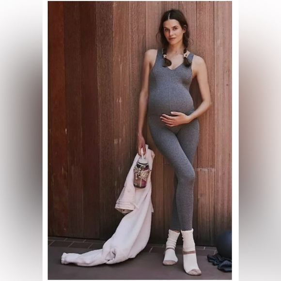 FP Movement x Hatch Never Better Jumpsuit Sizes M & XL Black Heather Gray NWT - Picture 1 of 5